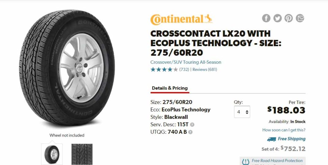 Best Tires For Lexus RX350 – The Top 5 Picks - DrivingTips.com